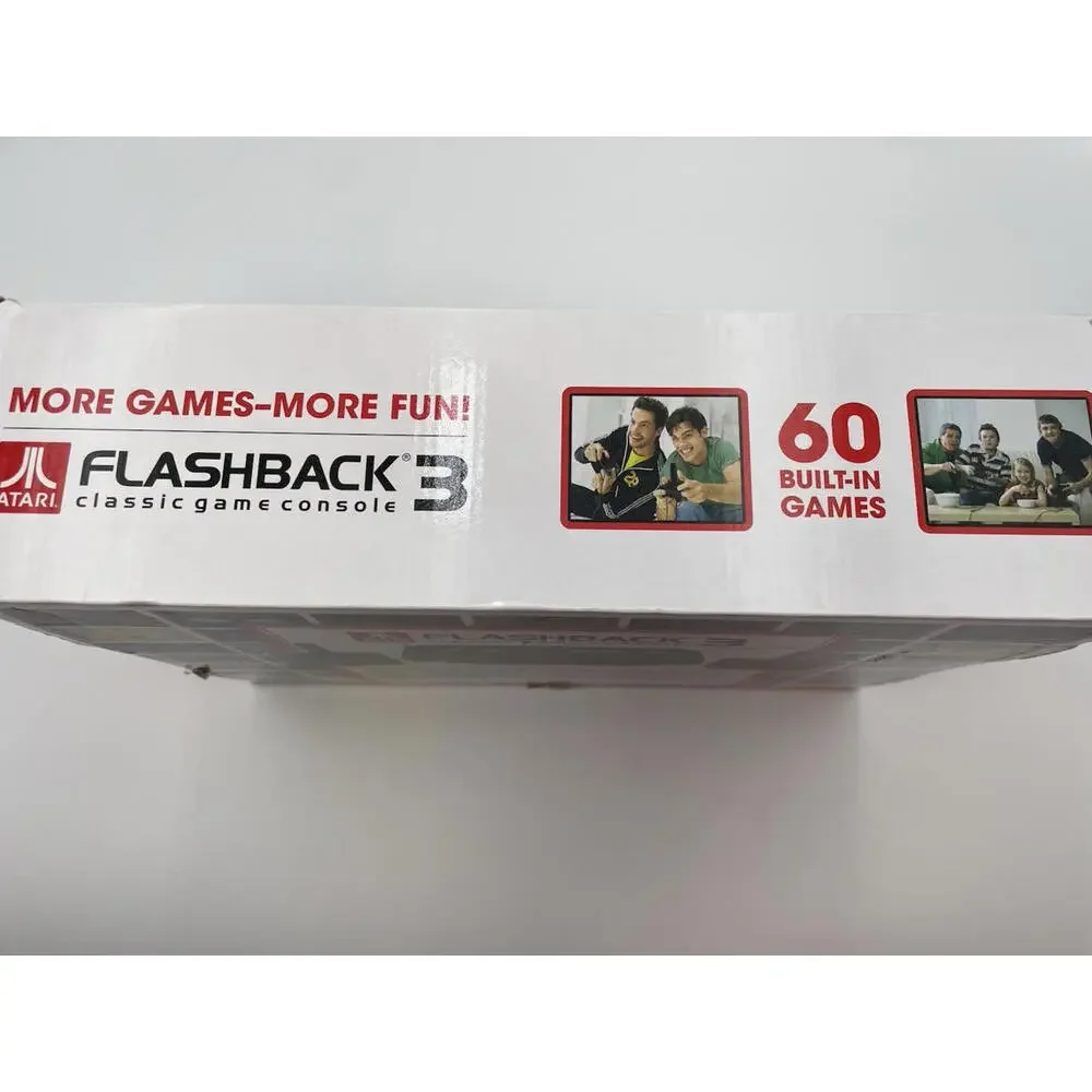 Atari Flashback 3 Classic Black Game Console 60 Game Edition NEW OPEN‎ BOX